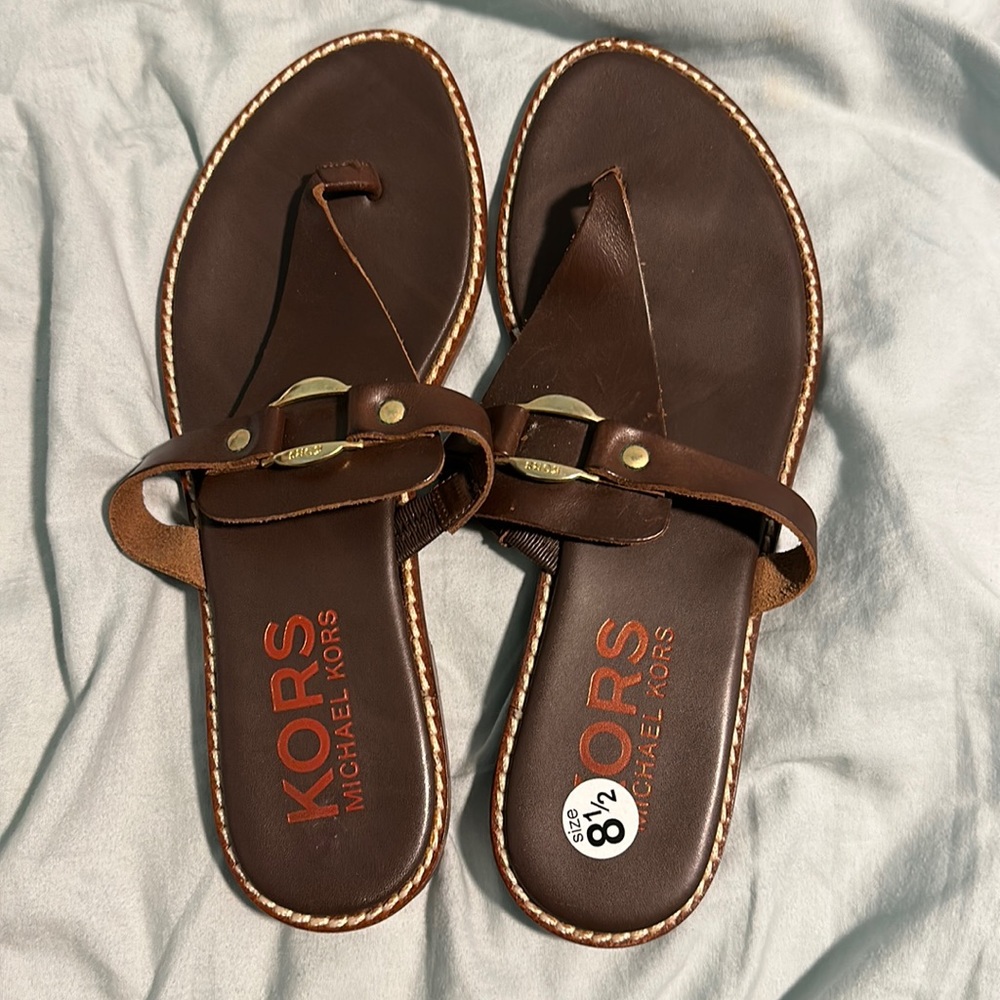 Michael Kors Sandals Brown Size 8.5
